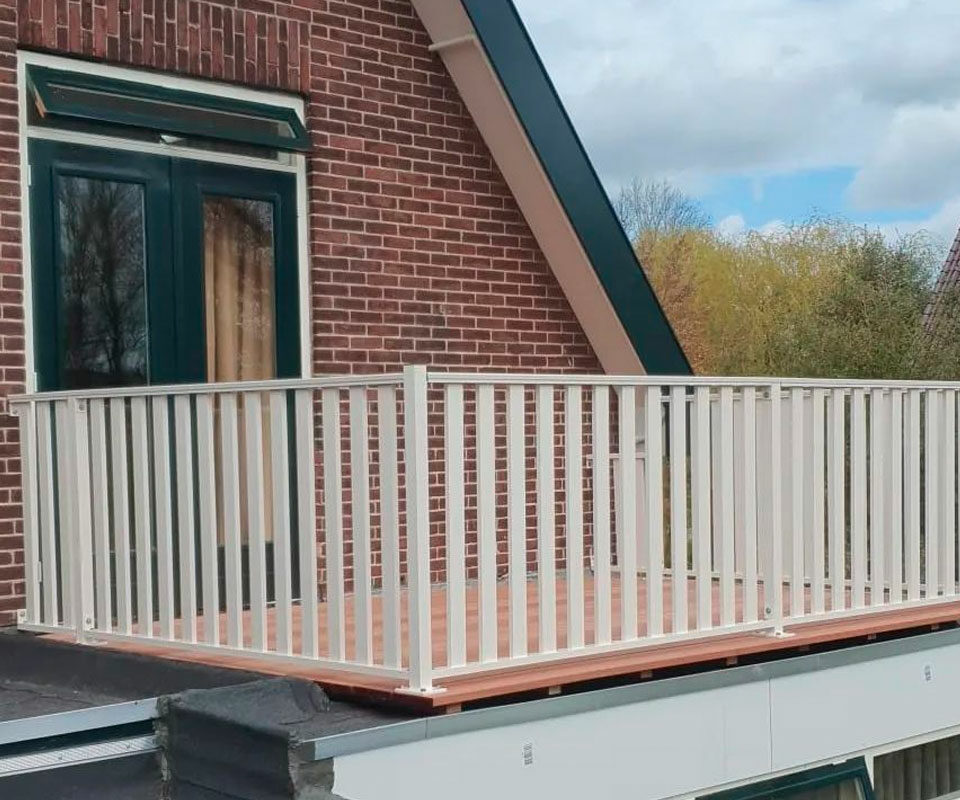 Balustrade voor dakterras