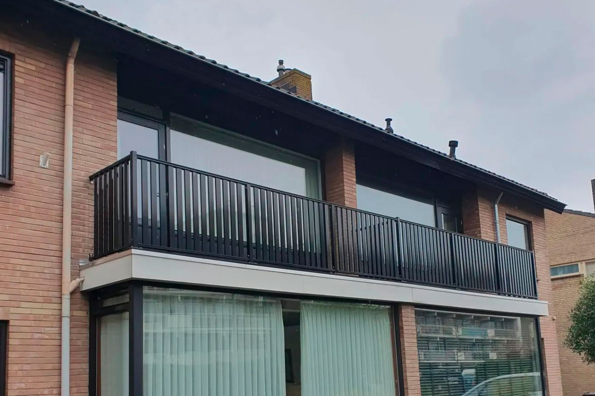 Lamellenhekken van Aluminium