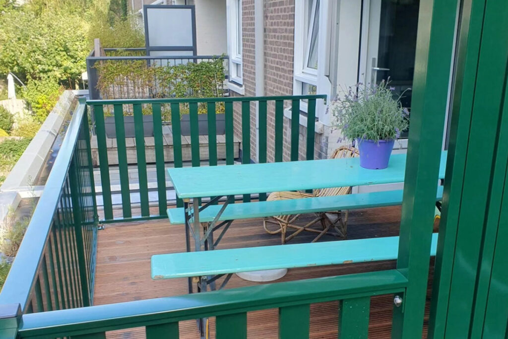 Aluminium hekwerk balkon