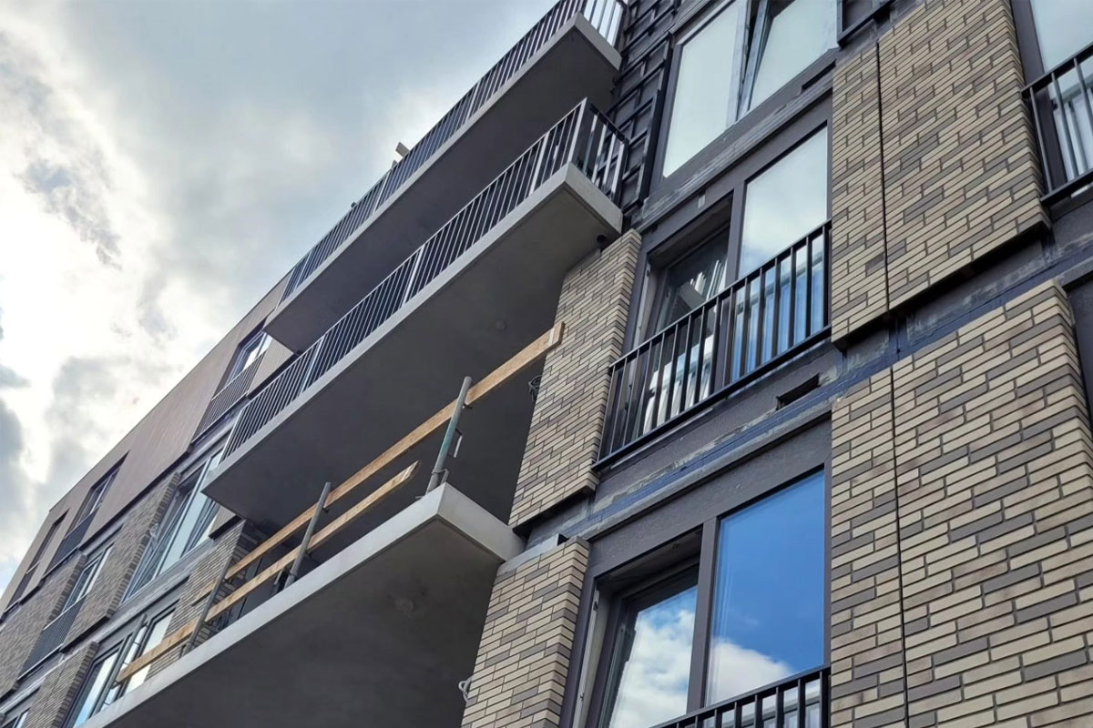 Aluminium hekwerk balkon