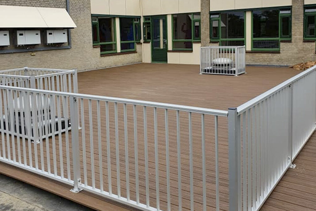 aluminium hekwerk dakterras