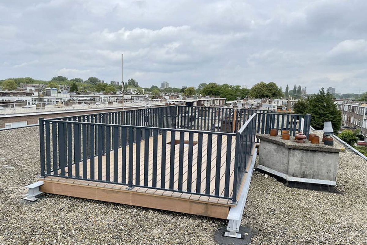 aluminium hekwerk dakterras