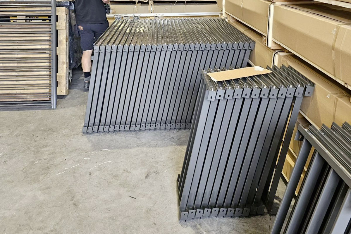Aluminium balkonhek uit voorraad