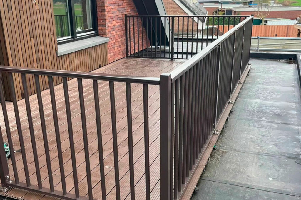 hekwerk voor dakterras