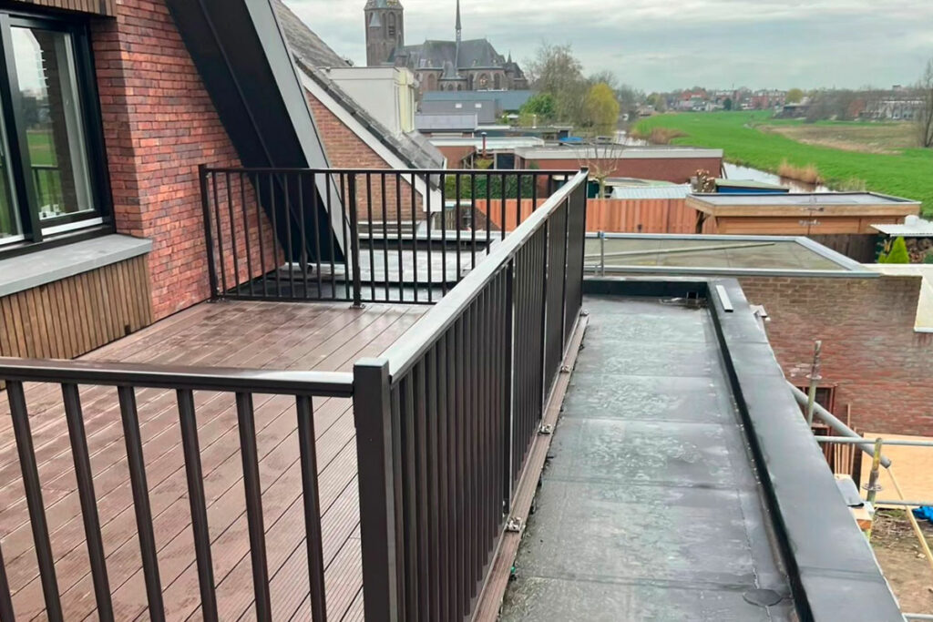 hekwerk voor dakterras