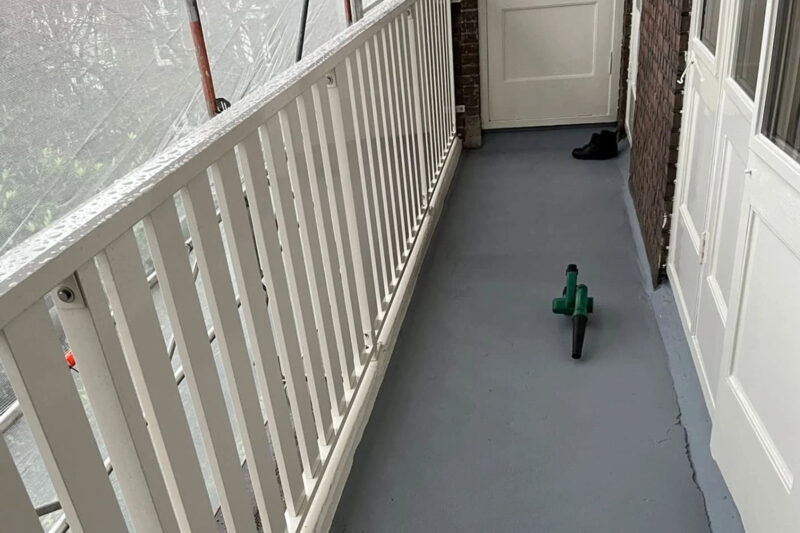 Balustrade Lamellenhek breed