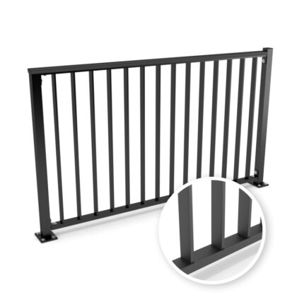 Balustrade striphekwerk breed