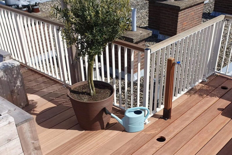 Balustrade striphekwerk breed