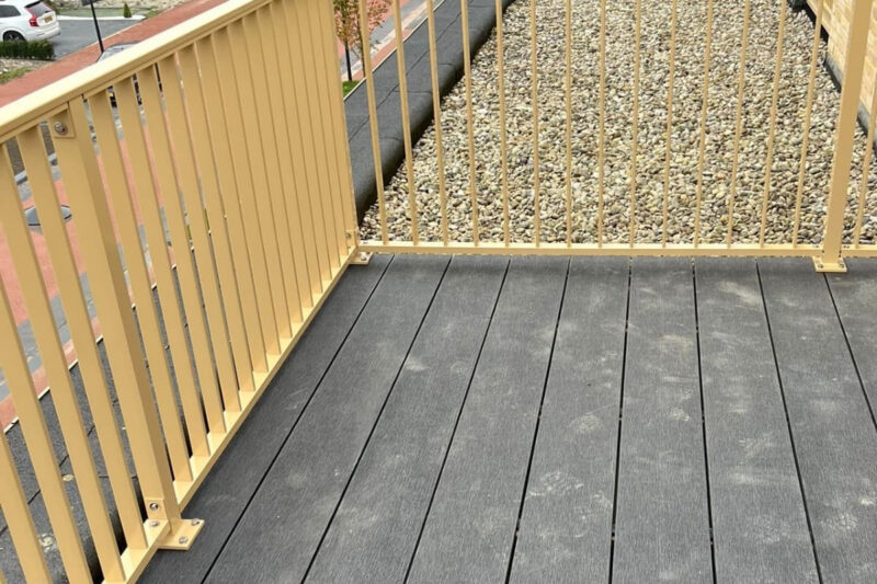 Balustrade striphekwerk breed