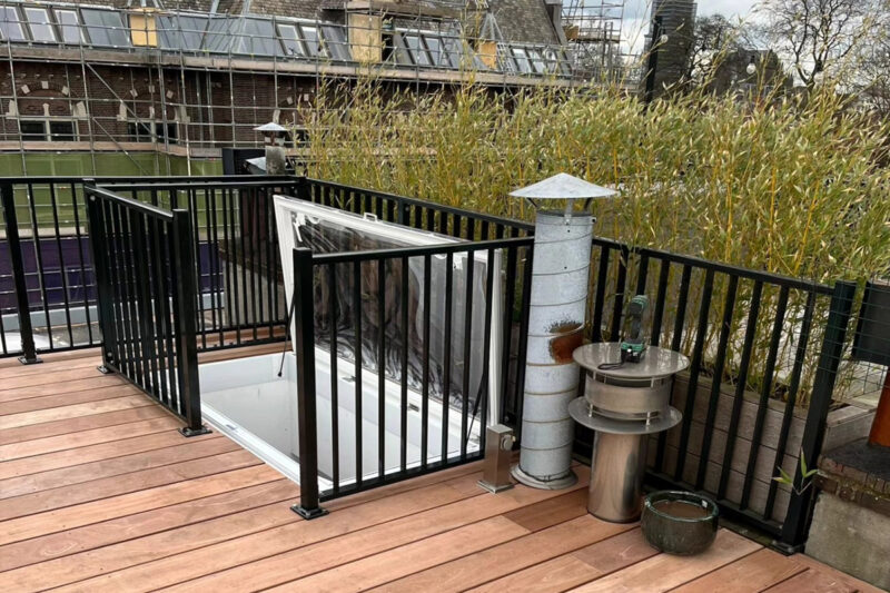 balustrade striphekwerk smal