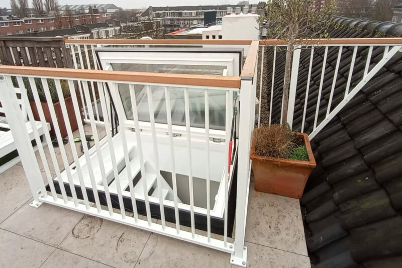 balustrade striphekwerk smal