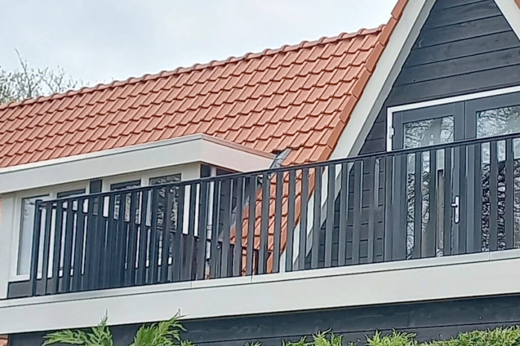 balkon op uitbouw