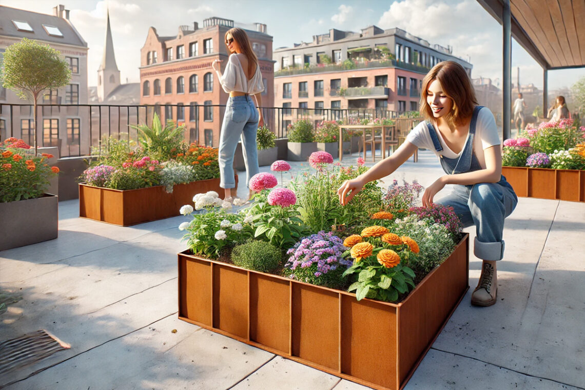 Plantenbakken voor balkon en dakterras