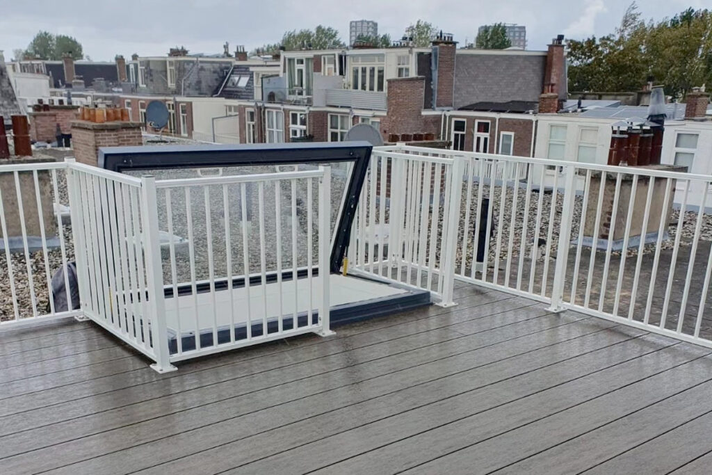 Dakterras maken op plat dak