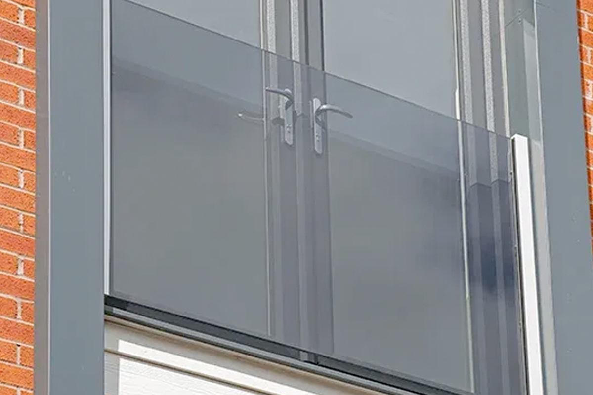 Frans balkonhek glas