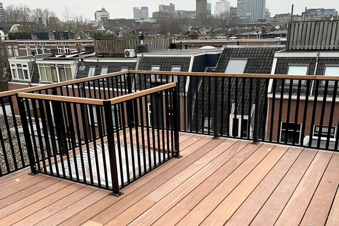 terras op plat dak
