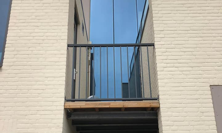 Frans balkon striphek smal