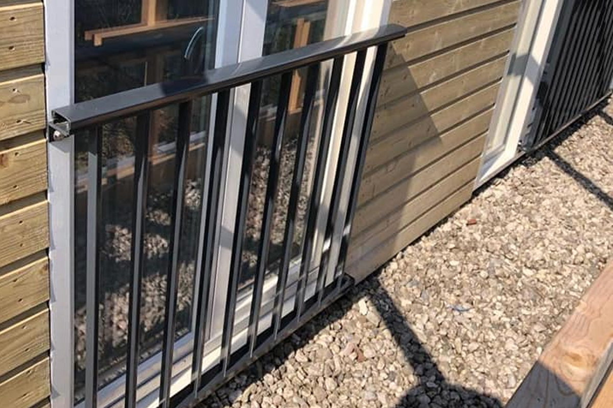 Frans balkonhek in Groningen