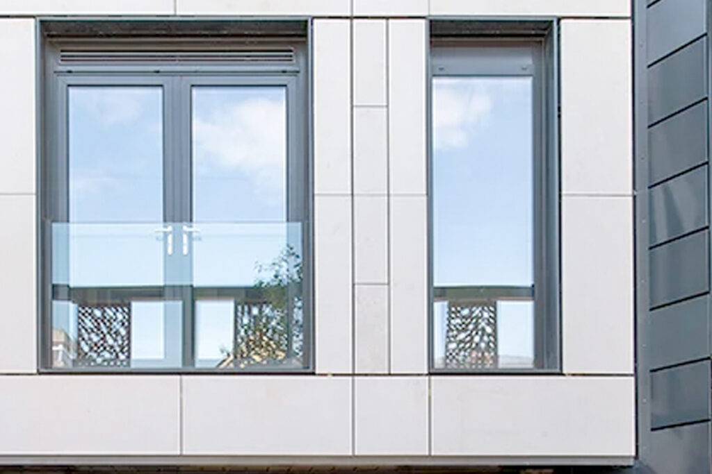 Glazen Frans balkonhek