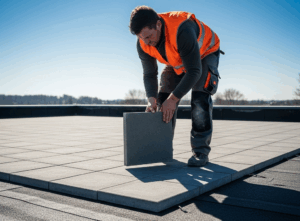 Dak bestrating aanleggen