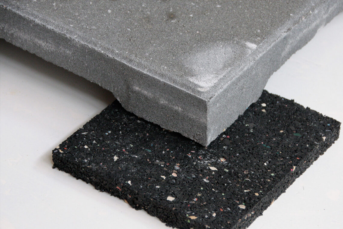 Rubberen tegeldragers voor dakbestrating