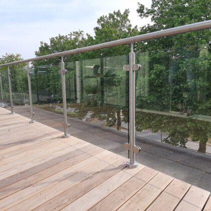 Glazen balustrade Chique