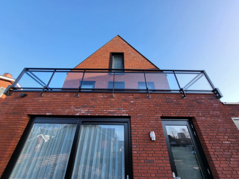 glazen balustrade exclusief