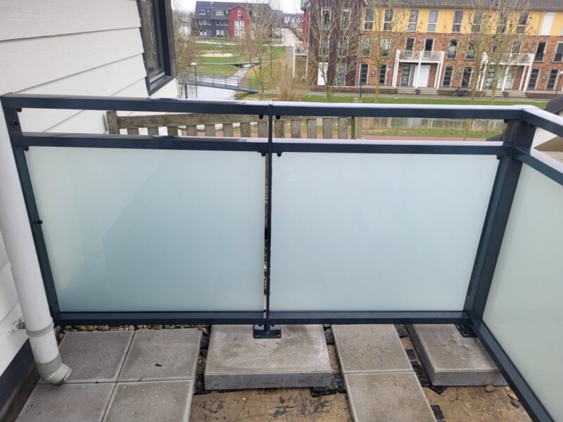 glazen balustrade exclusief