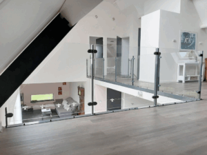 Glazen balustrade premium binnen