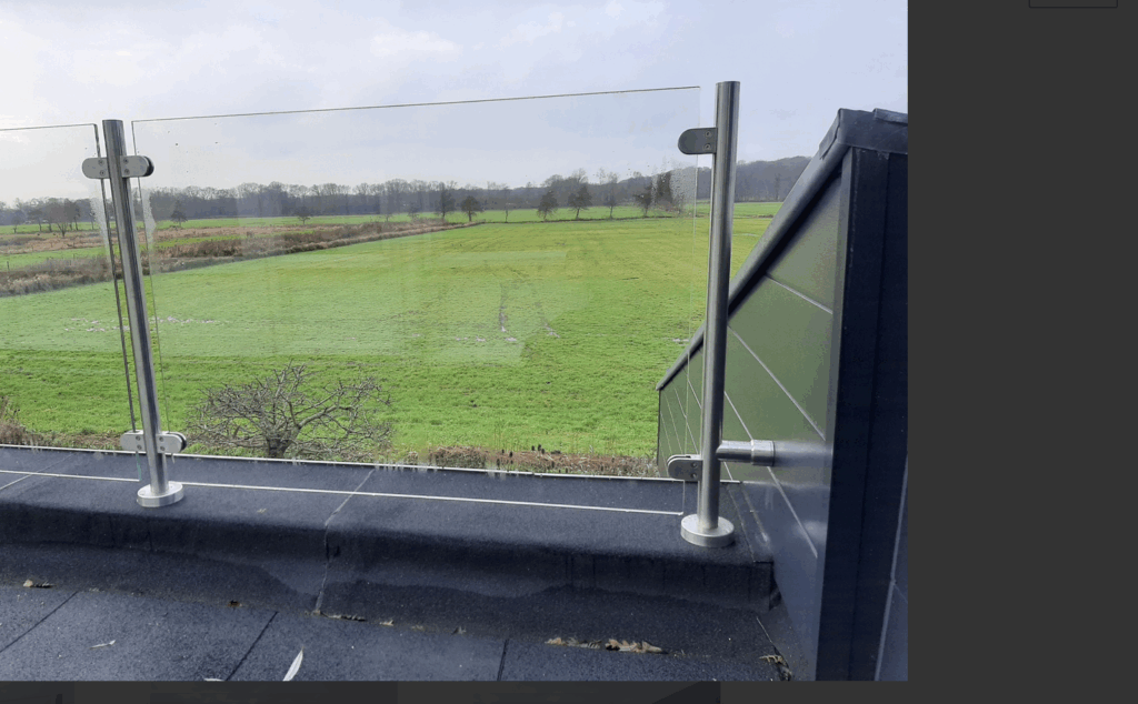 Glas balustrade prijs
