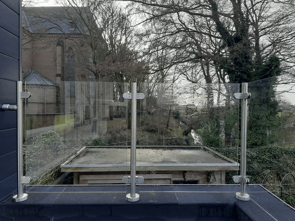 Glas balustrade prijs