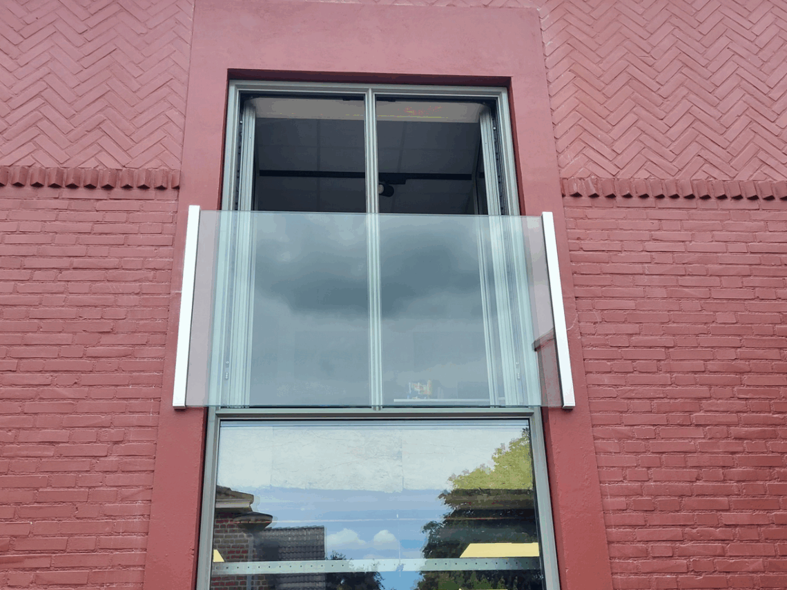 Glazen Franse balkonhekken kopen