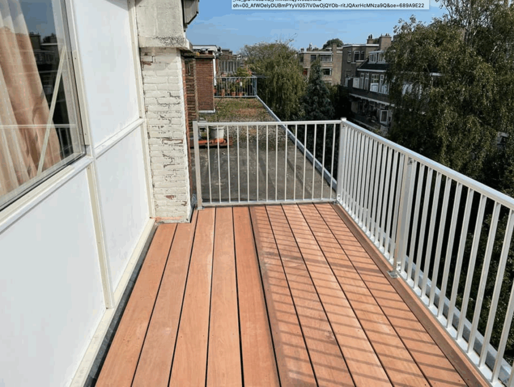 Dakterras maken op garage