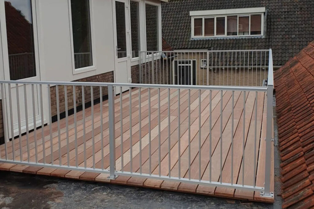 Hekwerken voor een dakterras