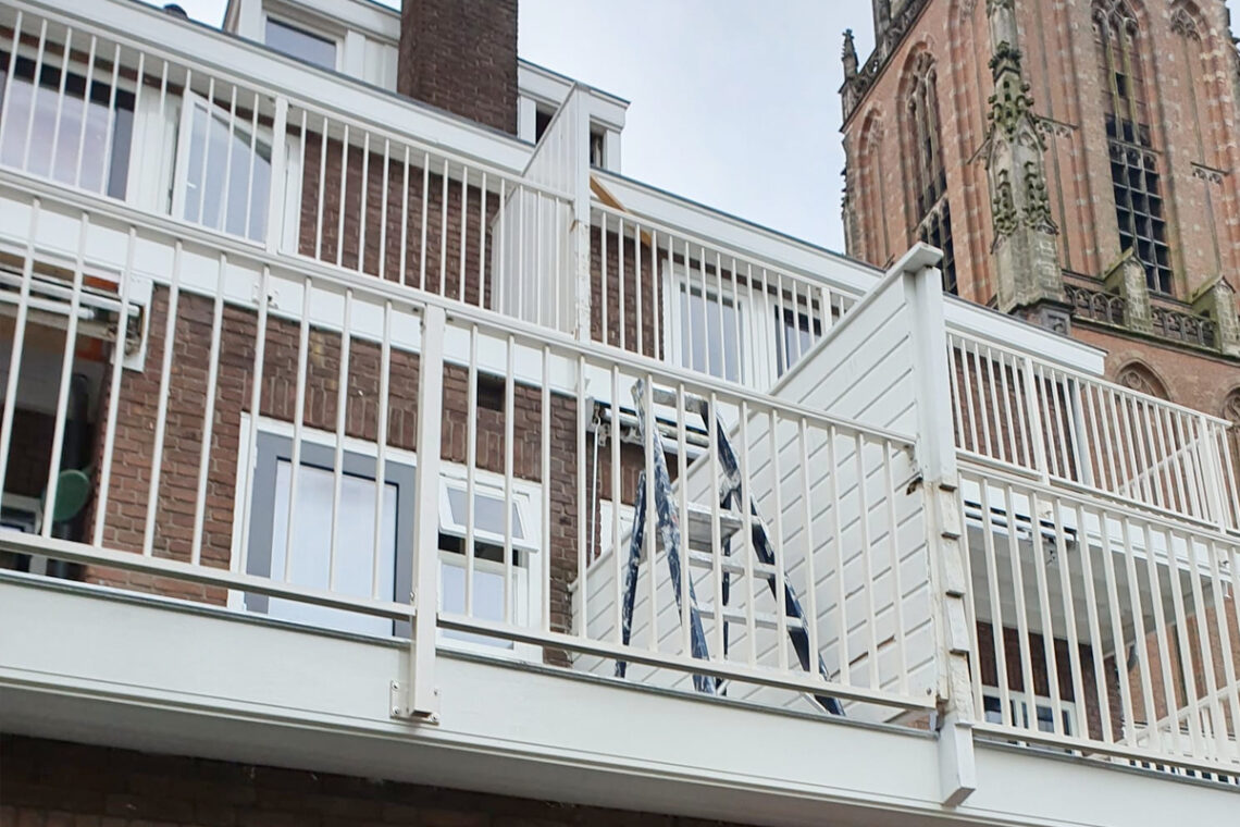 Aluminium spijlenhekwerk voor balkons