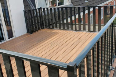 Lamellen hekwerk van aluminium