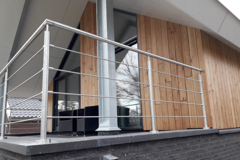 RVS balustrade onderdelen