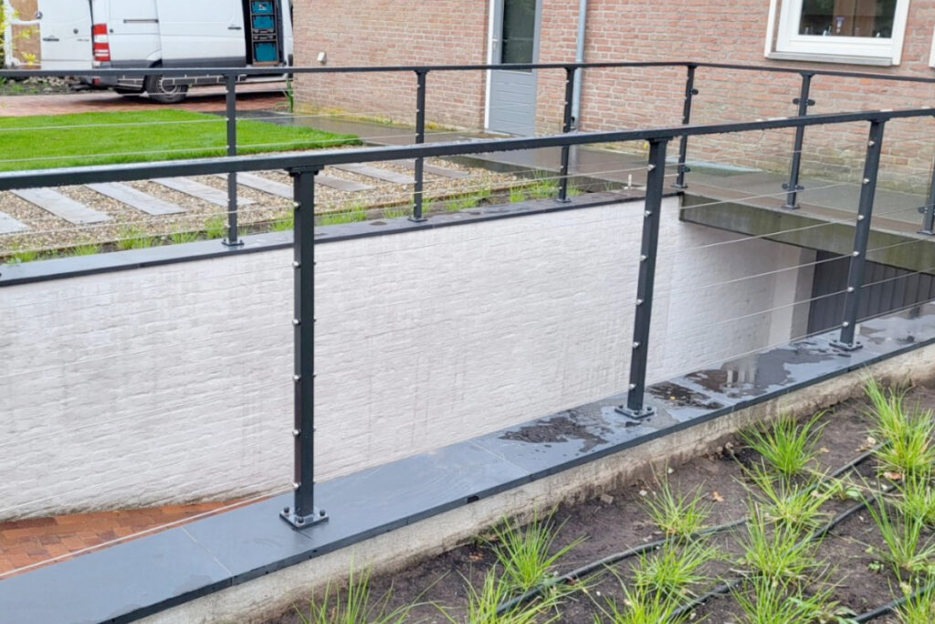 RVS draad balustrade