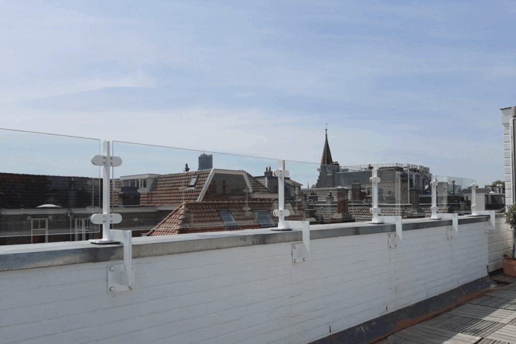 Balustrade met glas laten maken