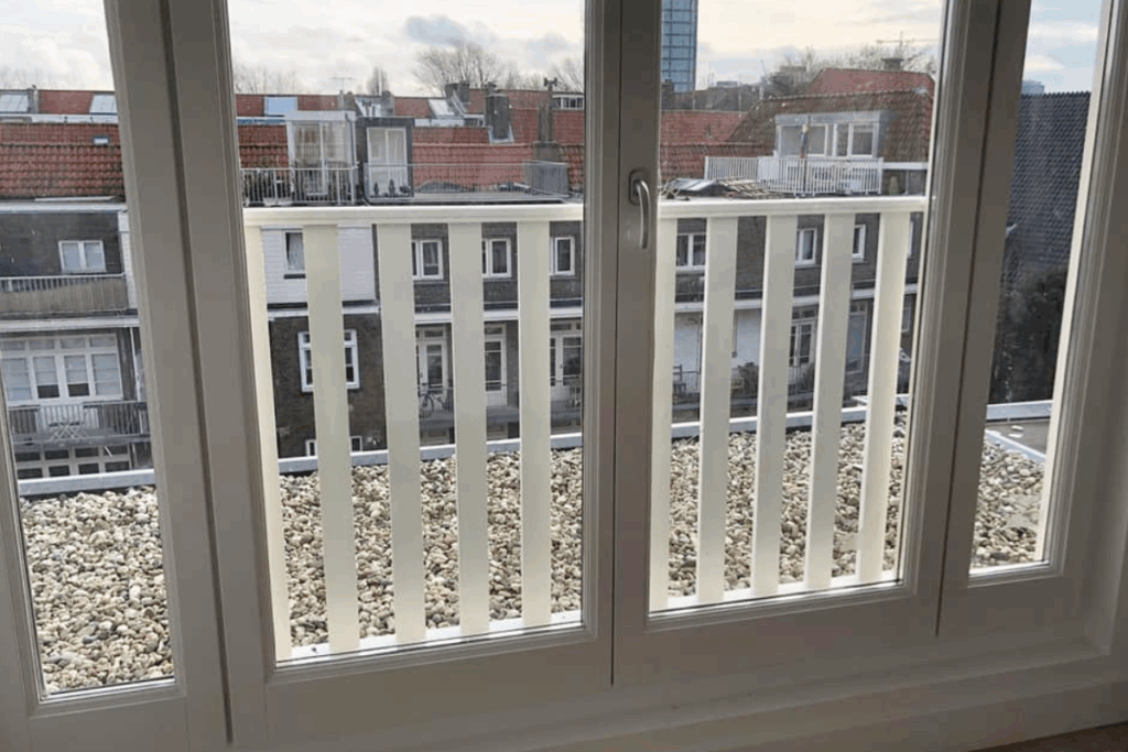 Frans balkon van aluminium