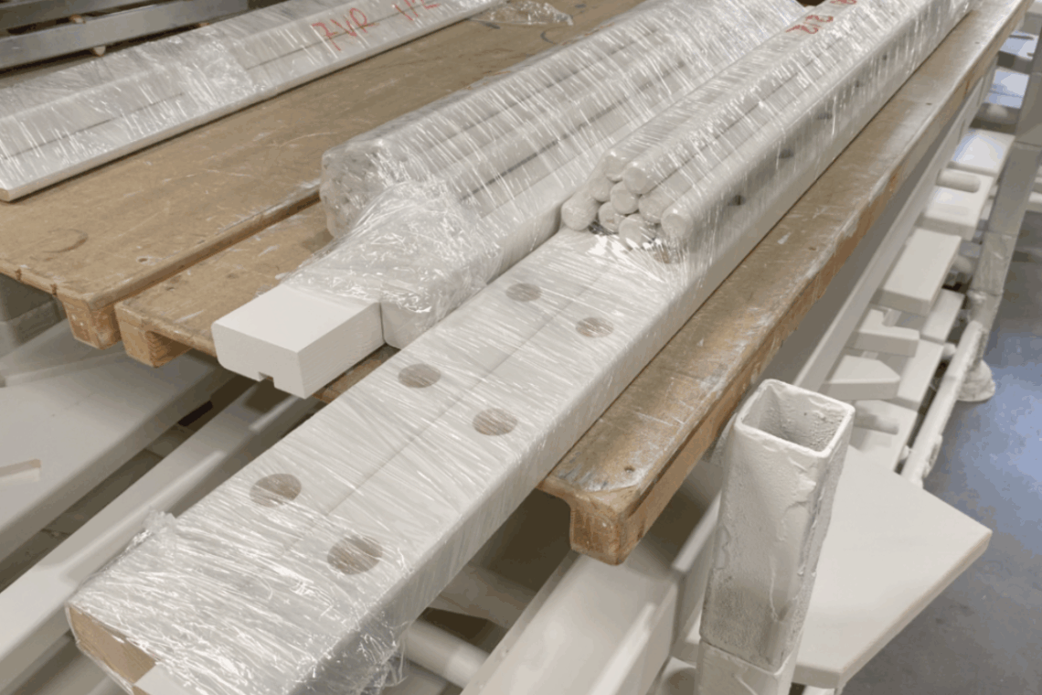 Houten balustrade maken