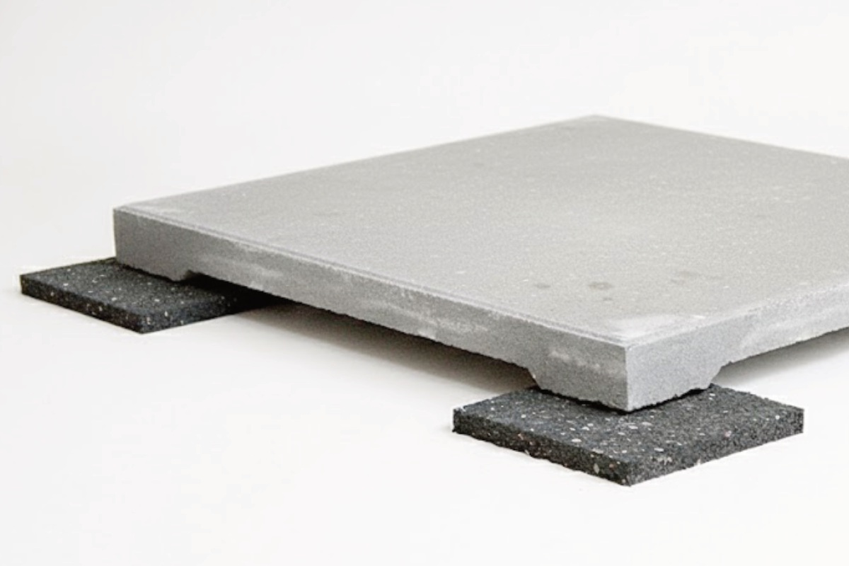 Rubberen onderlegger tegeldrager