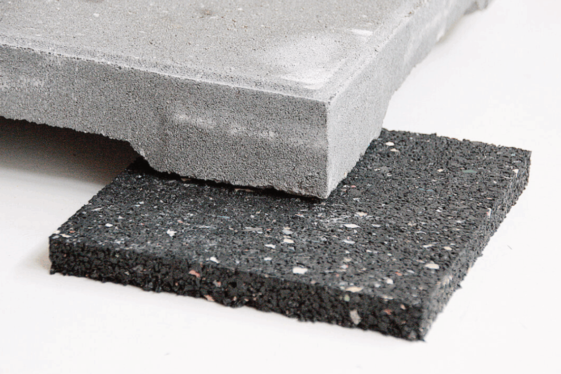 Tegeldragers van Rubber 15x15 cm