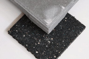 Tegeldragers van rubber 20x20 cm