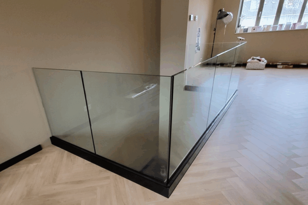 Vide balustrade met glas kopen