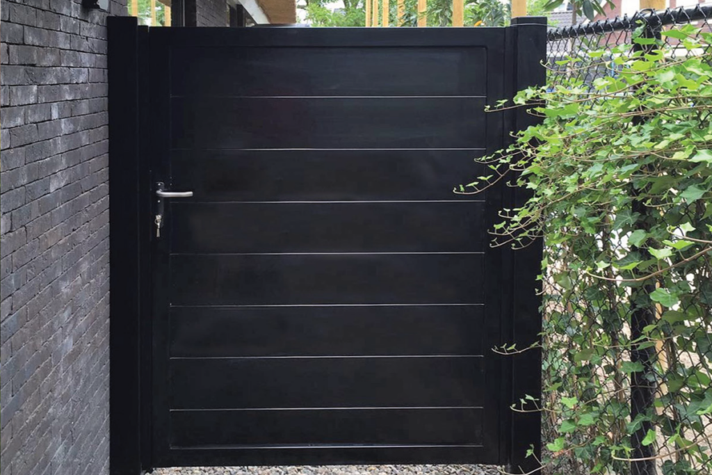 Aluminium tuinpoort op maat