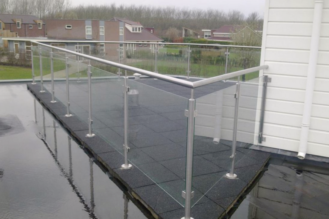 Glazen balustrade in Hindeloopen