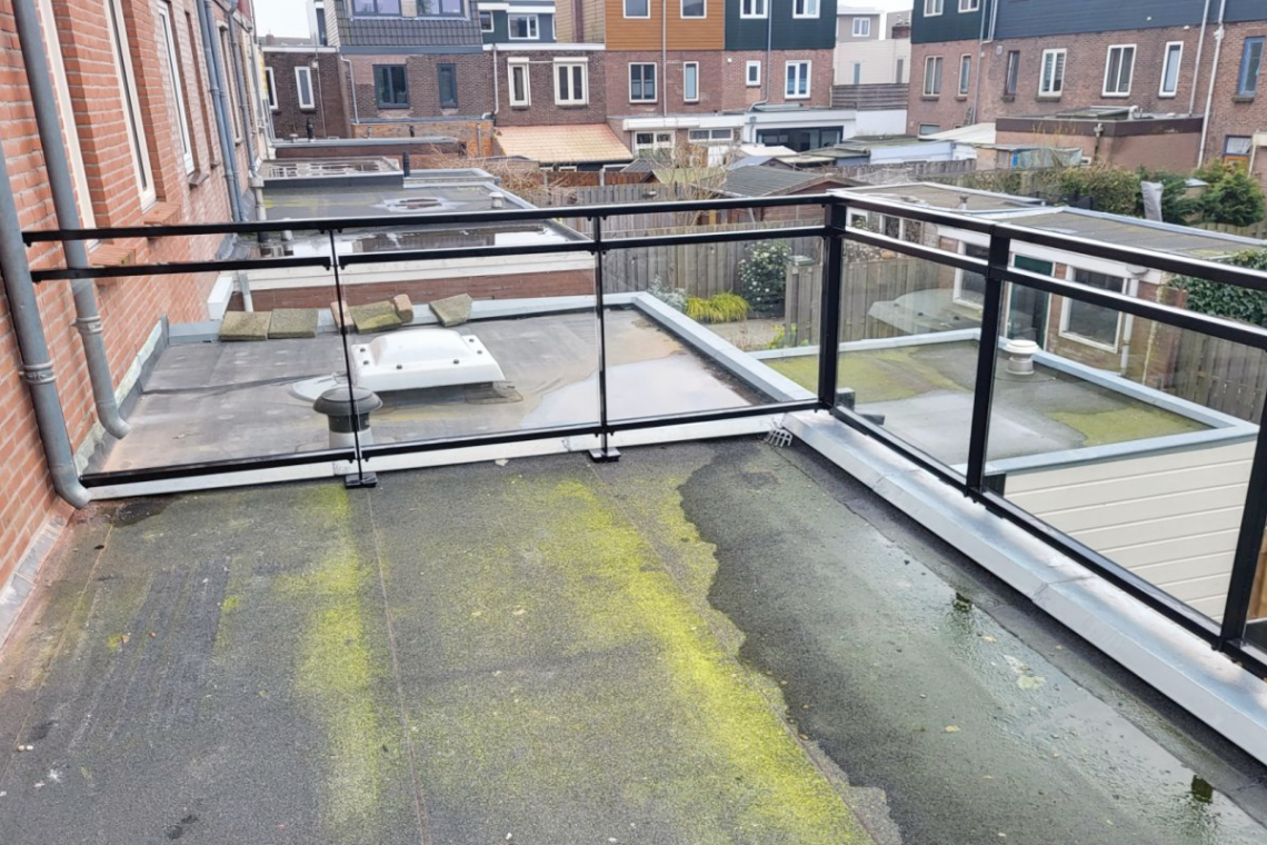 Glazen balustrade in Leeuwarden