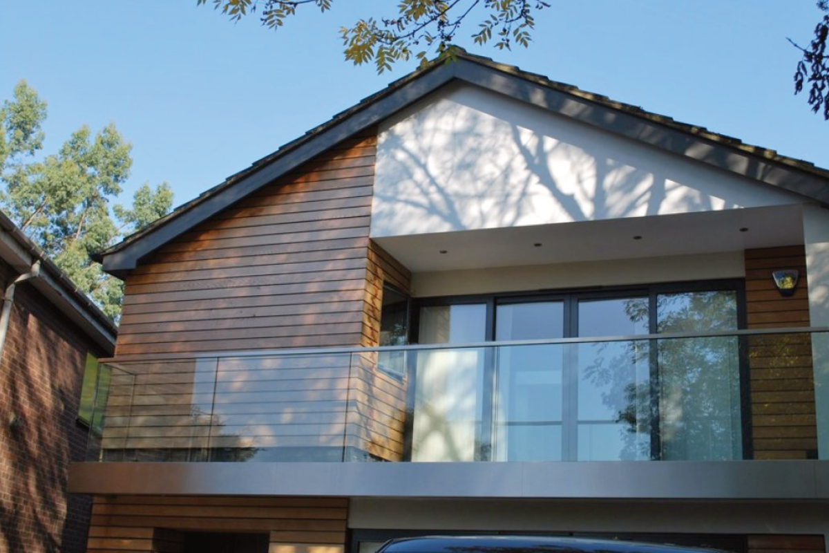 Glazen balustrade in Workum