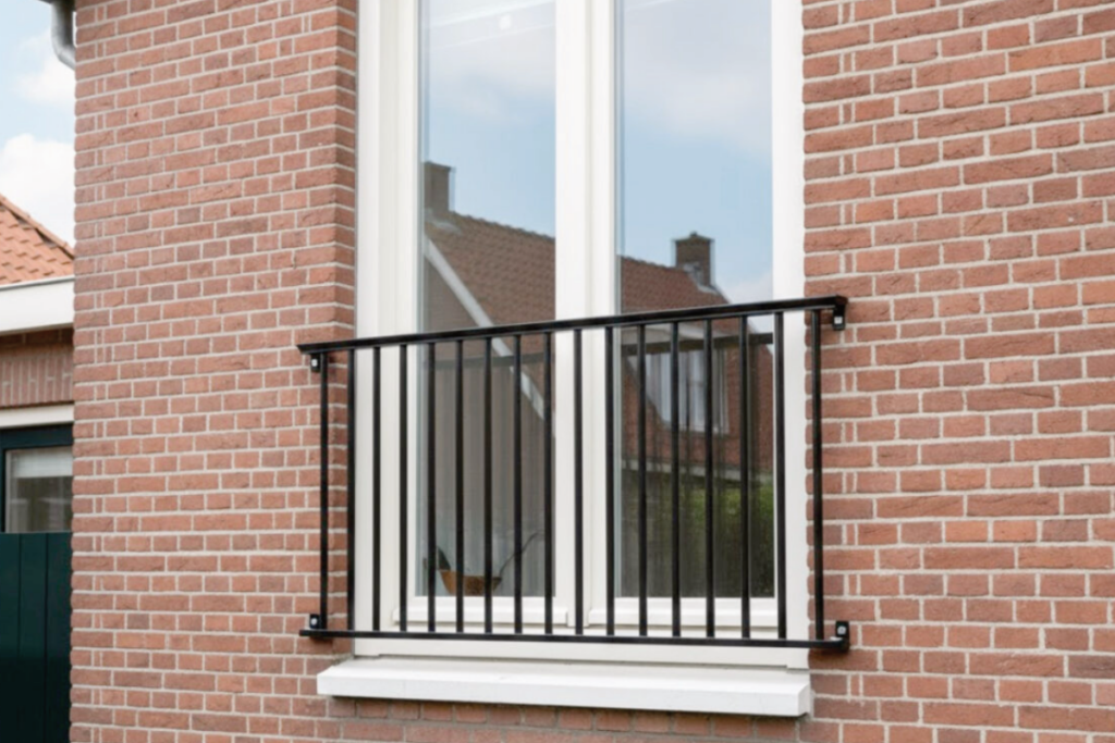 Hekwerk voor raam op maat